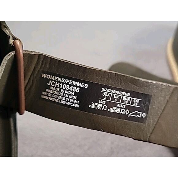 Chaco Townes Midform Olive Night Sandals Size 8 EUC – Casual Comfort Travel Shoe - Picture 8 of 8